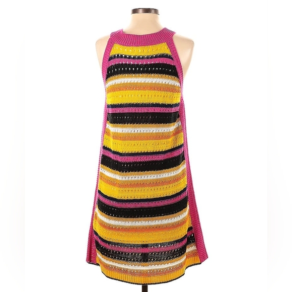 BCBGeneration Sleeveless Graphic Knit Shift Dress Size S - Picture 3 of 4